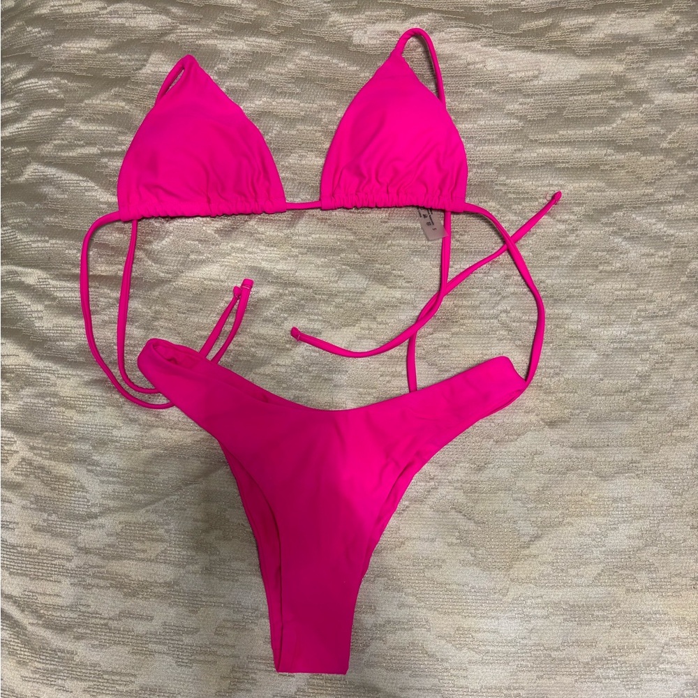 Vibrant Pink Bikini Set
